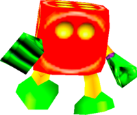 Mr. Dice in the game Donkey Kong 64.