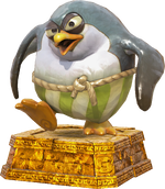Statue of Tucks from Donkey Kong Bananza