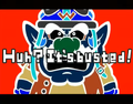 Wario shocked to see his TV busted