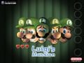 Artwork of Luigi's expressions in the game