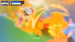 Mii's Special Shot in Mario Golf: Super Rush