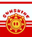 A Sunshine logo from Mario Kart: Double Dash!!