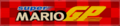 A Super Mario GP trackside banner from Mario Kart Wii