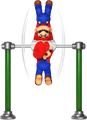 Mario swinging