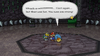 Mario getting a Whacka Bump from Whacka in Pit of 100 Trials of Paper Mario: The Thousand-Year Door for Nintendo Switch.