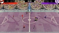 A game of Strike is about to kickoff at Planetoid in Mario Strikers: Battle League.