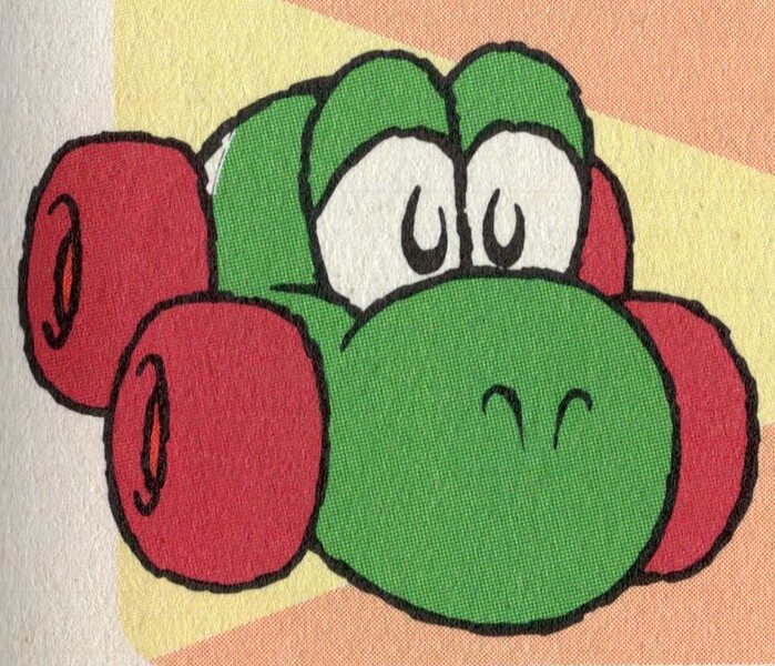 File:SMW2 Green Car Yoshi.jpg