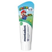 Mentadent toothpaste (mild mint flavor) with Mario