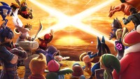 The thumbnail for the Super Smash Bros. Ultimate Event Tourney Brawl Veterans Represent!, which shows all of the newcomers from Super Smash Bros. Brawl (excluding the Pokémon Trainer, who is instead represented by his three Pokémon).