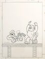 Original artwork sketch for the box cover