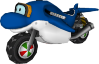 The model for Mario's Dolphin Dasher from Mario Kart Wii