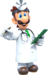 Artwork of Dr. Luigi from Dr. Mario World