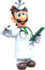 Artwork of Dr. Luigi from Dr. Mario World