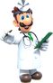 Artwork of Dr. Luigi from Dr. Mario World