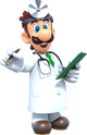 Artwork of Dr. Luigi from Dr. Mario World