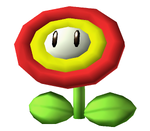 Artwork of a Fire Flower from Super Smash Bros. Brawl.