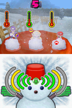 Gameplay of Gusty Blizzard in Mario Party DS.