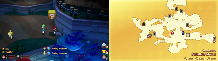 8th block in Bulbfish Island from Mario & Luigi: Brothership