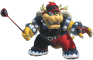 Artwork of Bowser in Mario Golf: Super Rush