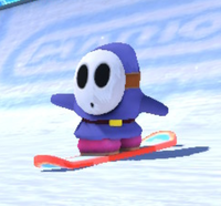 Snowboarding Shy Guy