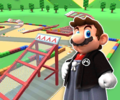 The course icon of the Trick variant with Mario (Hakama)