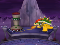 Rain of Fire minigame in the game Mario Party 5.