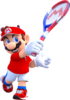 Artwork of Mario for Mario Tennis Aces
