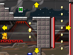 A screenshot of Room 5-3 from Mario vs. Donkey Kong 2: March of the Minis.