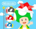 Background image used for Nintendo Co., Ltd.'s LINE account to celebrate Japanese Children's Day in 2016