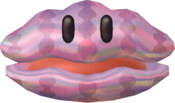 Artwork of a Clampy from New Super Mario Bros. Wii.