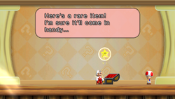 Screenshot of a star house in NSMBW.