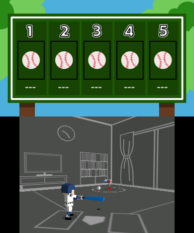 The microgame One Hit Wonder from WarioWare Gold