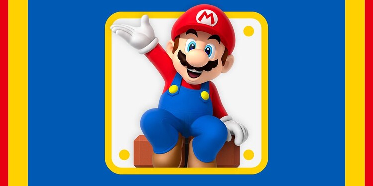 Picture of Mario shown with the third question of Online Quiz for MAR10 Day 2023!