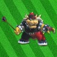 Bowser as an option in a Play Nintendo opinion poll on character golf outfits in Mario Golf: Super Rush. Original filename: <tt>PLAY-5165-MGSR-poll01_1x1-Bowser_v01.6ef5f3152e16d0ba.jpg</tt>