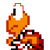 Sprite of the icon for a red Koopa Troopa in the Super Mario World style of Super Mario Maker 2. It appears in the user-interface for editing mode.
