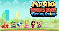 Screenshot from the Wii U version of Mario vs. Donkey Kong: Tipping Stars.