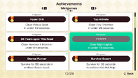 Achievement Menu in Jamboree