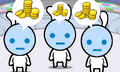 The Alien Bunnies asking for money