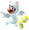 Super Mario 3D Land White Tanooki Mario