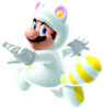 White Tanooki Mario