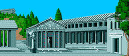 Athens in the SNES release of Mario's Time Machine