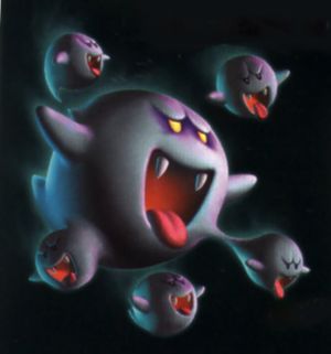 Boolossus in Luigi's Mansion.