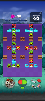 Stage 135 from Dr. Mario World