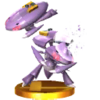 Trophy of Genesect in Super Smash Bros. for Nintendo 3DS.