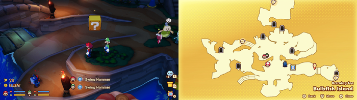 7th block in Bulbfish Island from Mario & Luigi: Brothership