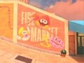 Mural reading "Fish Market"