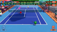 A practical test in the Adventure mode from Mario Tennis Fever
