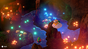 Frog Coin from the second left cave of Midas River of Super Mario RPG.