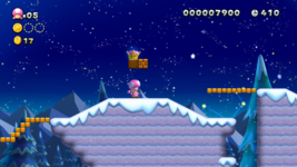 Toadette and a Super Crown in New Super Mario Bros. U Deluxe