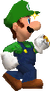 Sprite of Mega Luigi from New Super Mario Bros.